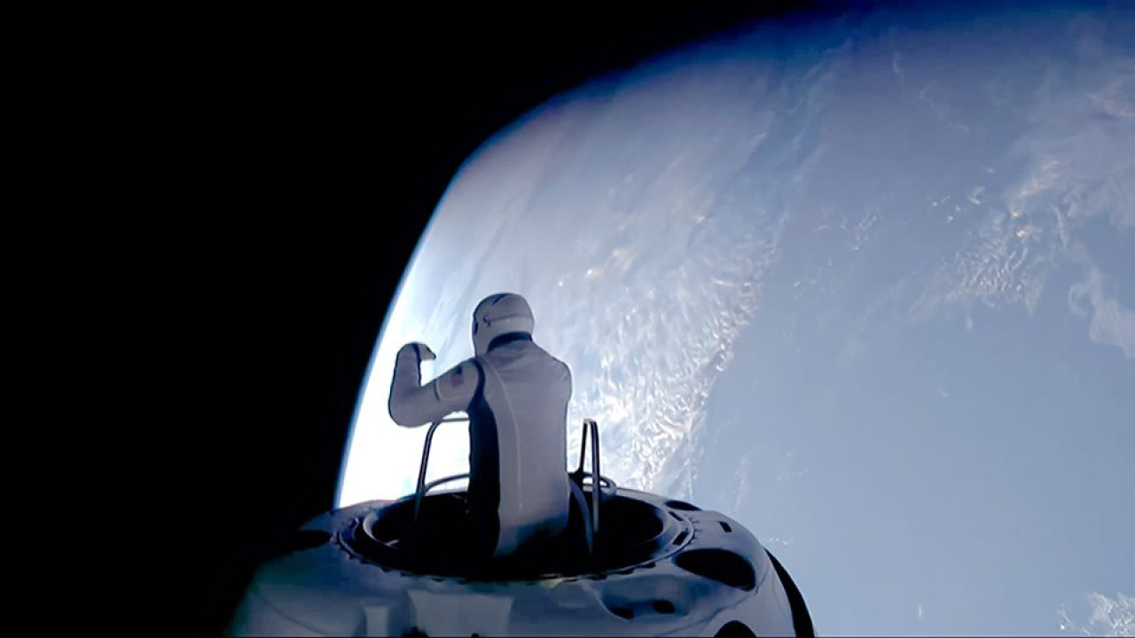 Veja imagens do primeiro passeio espacial privado da missão Polaris Dawn