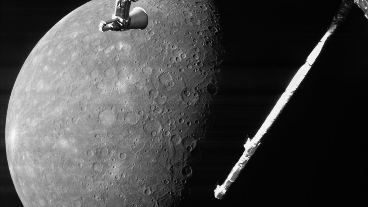 Veja imagens inéditas de Mercúrio capturadas pela sonda BepiColombo