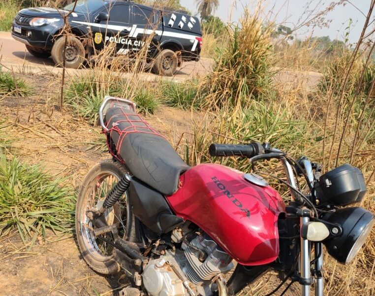 Polícia Civil recupera motocicleta roubada em Confresa