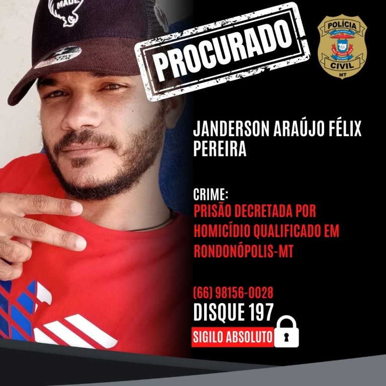 Polícia Civil procura autor de homicídio de morador de rua em Rondonópolis