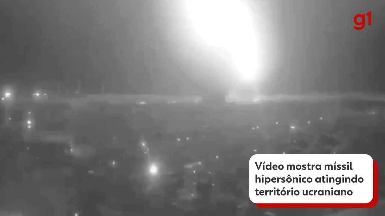 VÍDEO: Rússia divulga imagens de novo míssil hipersônico Oreshnik atingindo território ucraniano