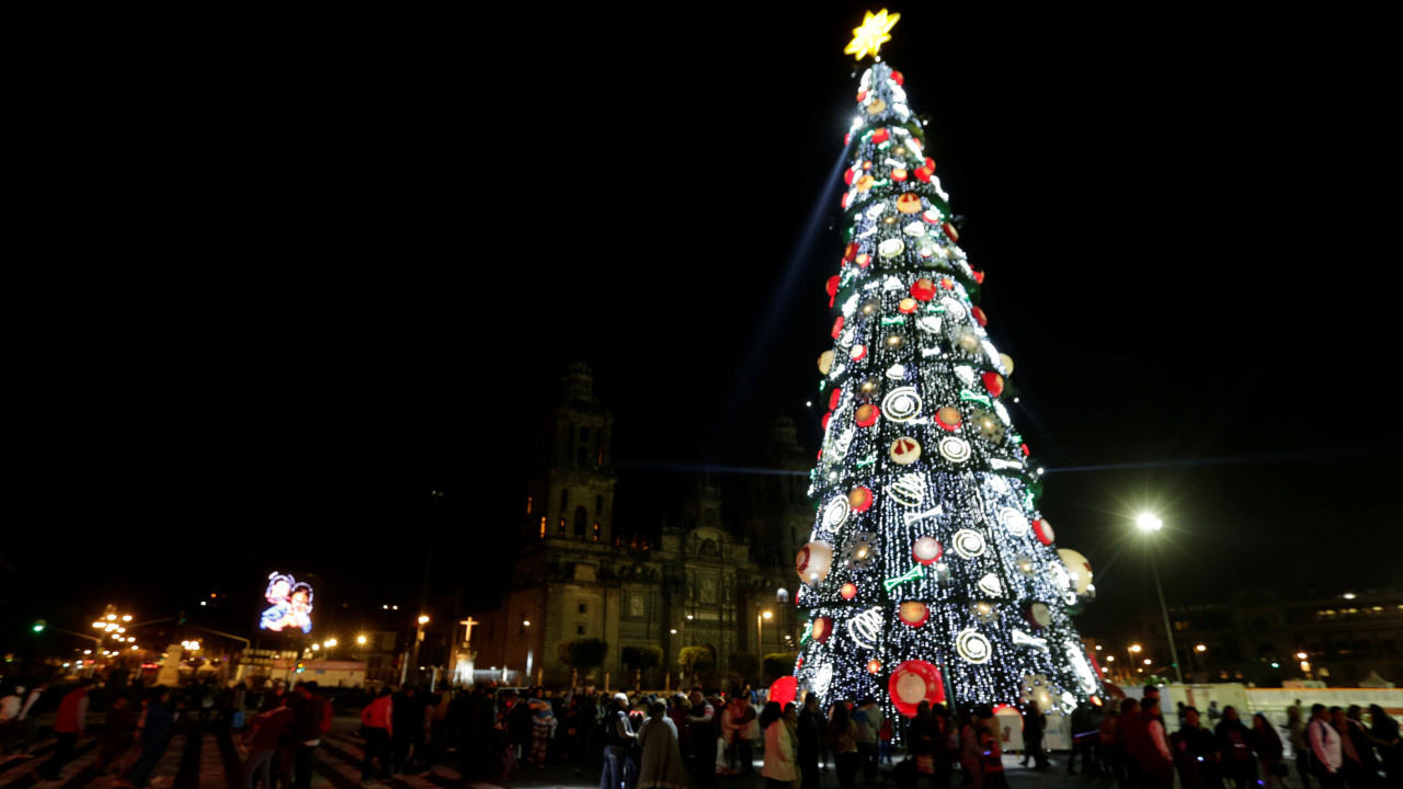 Árvores de Natal de São Paulo estão ainda maiores neste ano