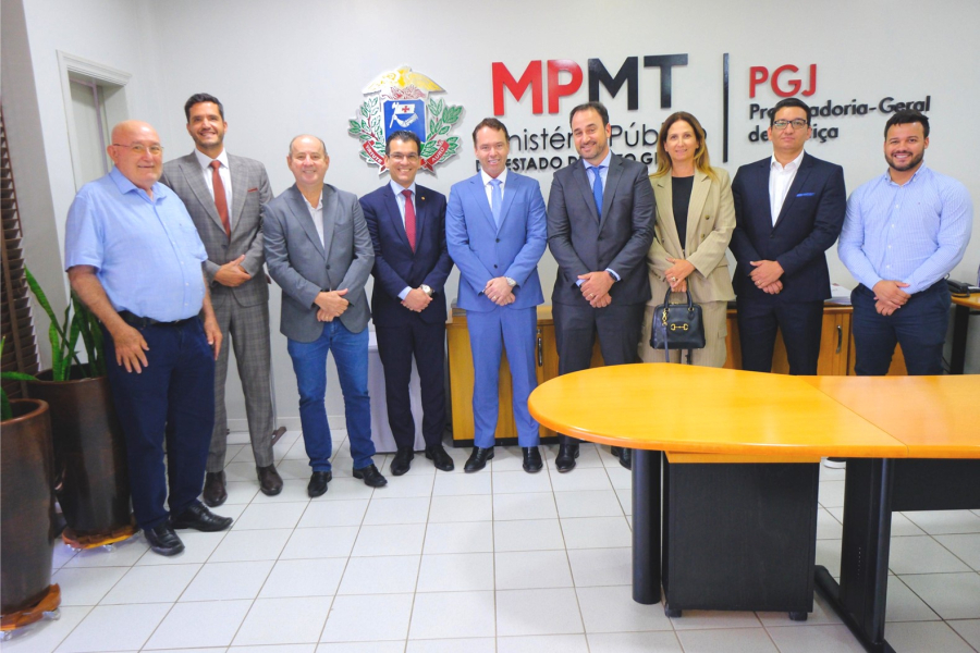 Deputado, procurador-geral do MP e prefeito de Água Boa tratam com TJMT da construção da Promotoria no município