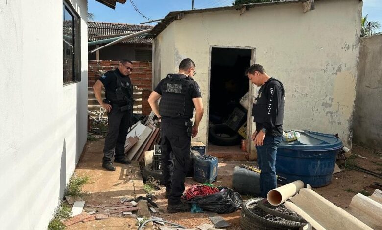 OPERAÇÃO CONSTRUCTIO: Polícia Civil cumpre mandados contra investigados por furto em obra em Água Boa