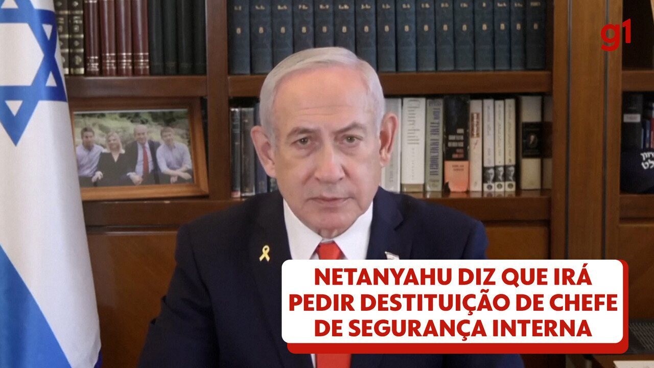 Netanyahu diz que irá pedir destituição de Ronen Bar, chefe do serviço de segurança interna de Israel